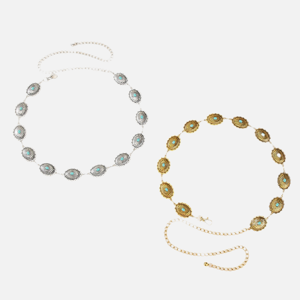 Body Elegante Chain Turquesa