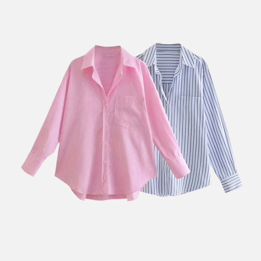 Camisa Elegante Listrada Wilma
