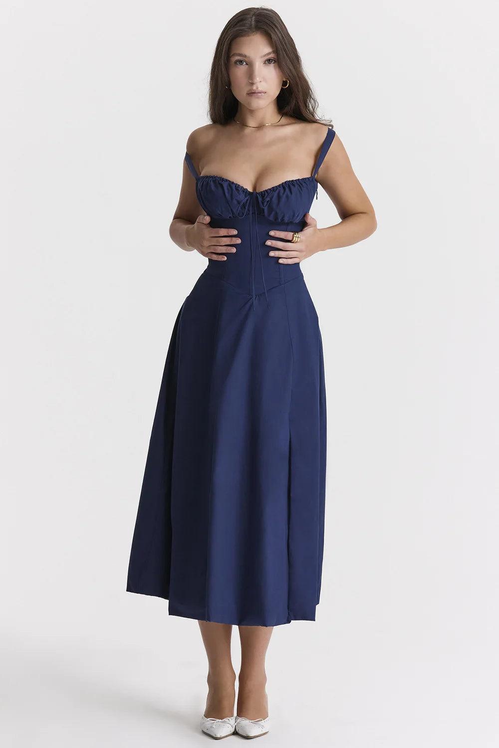 Vestido Midi Floral Lais
