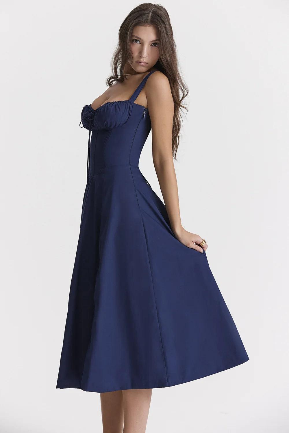 Vestido Midi Floral Lais