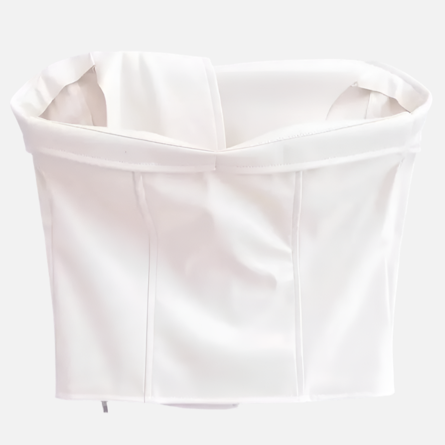 Corset Elegante Couro Lisa