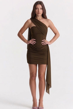 Vestido Curto Tule Marina