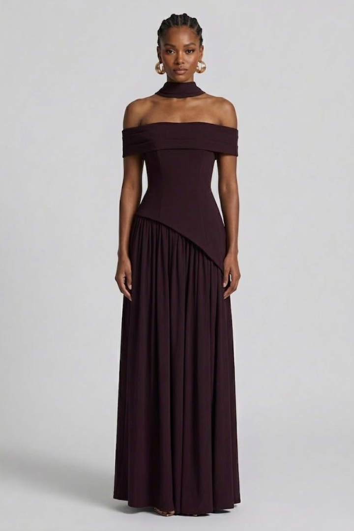 Vestido Longo Satin Maria