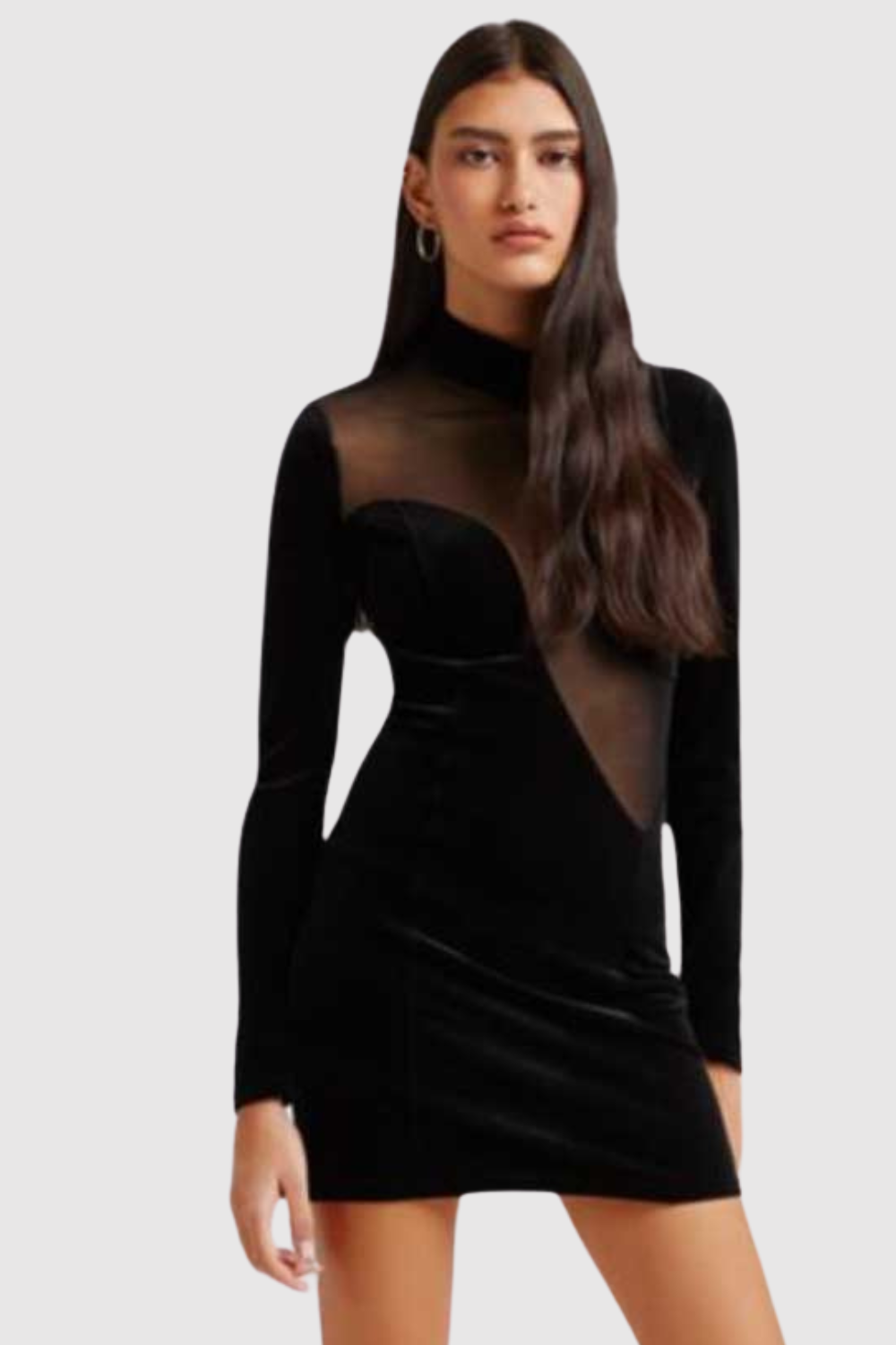 Vestido Curto Velvet Vitoria