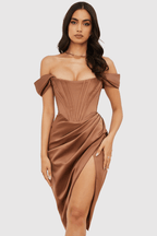 Vestido Médio Bustier Luana