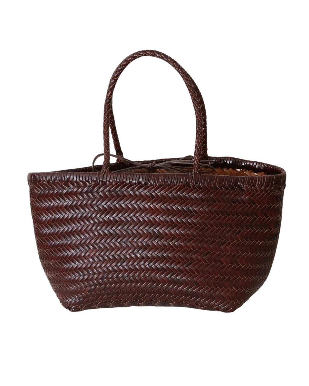 Bolsa Cestaria De Couro