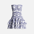Vestido Elegante Blue Waves