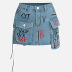 Saia Elegante Jeans Kristen