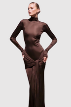 Vestido Longo Cetim Evelyn
