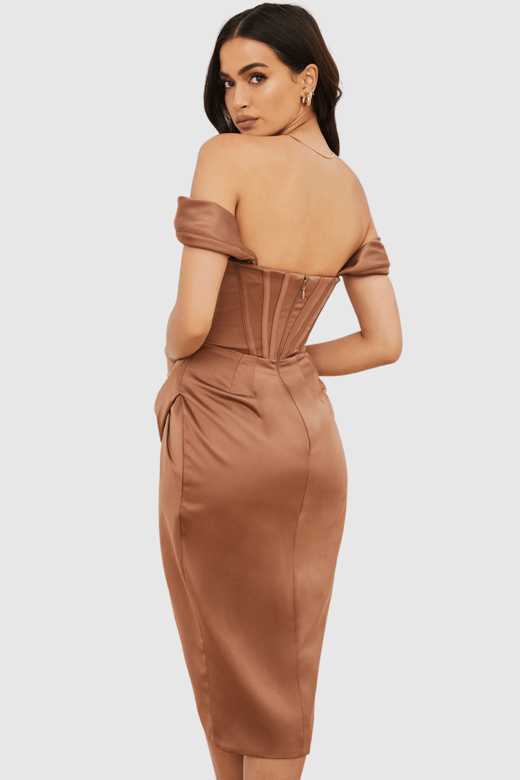 Vestido Médio Bustier Luana
