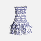 Vestido Elegante Blue Waves