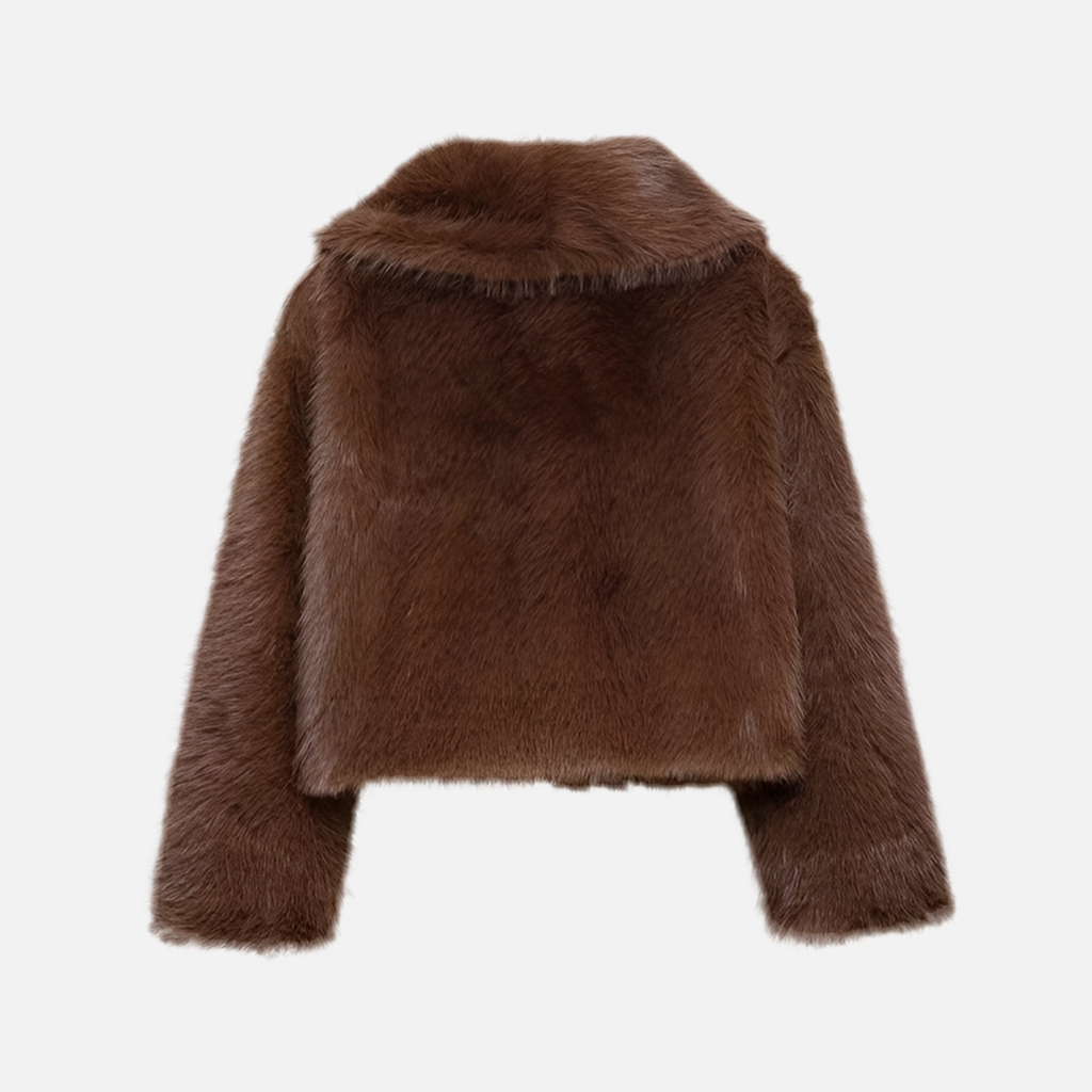 Casaco Elegante Pelo Olivia
