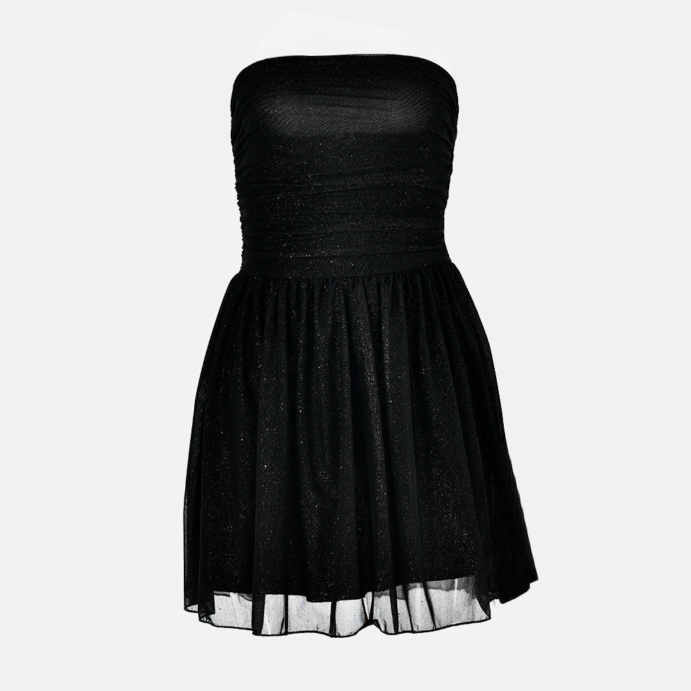 Vestido Elegante Brilho Mabel