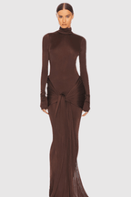 Vestido Longo Cetim Evelyn