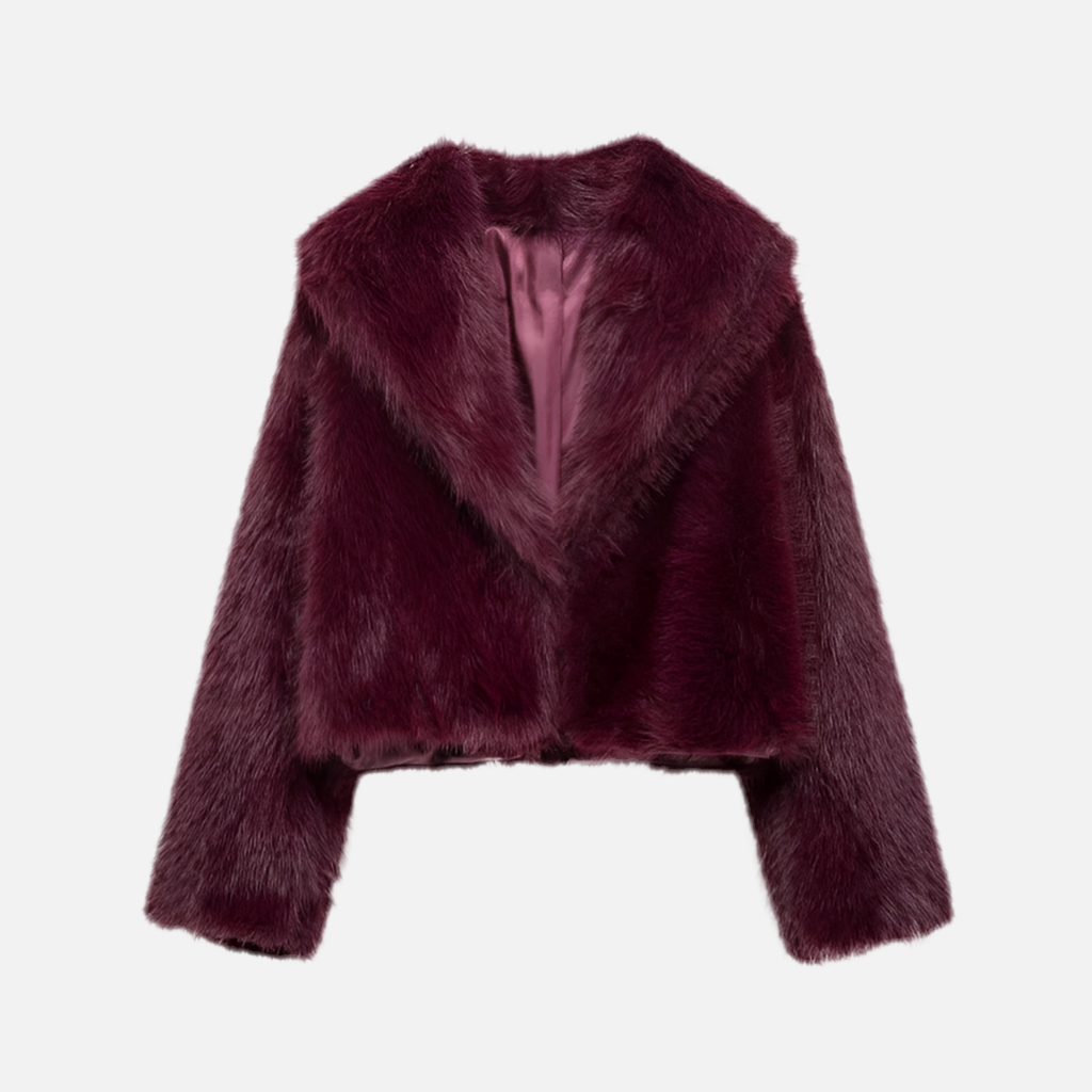 Casaco Elegante Pelo Olivia