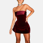Vestido Elegante Veludo Ariana