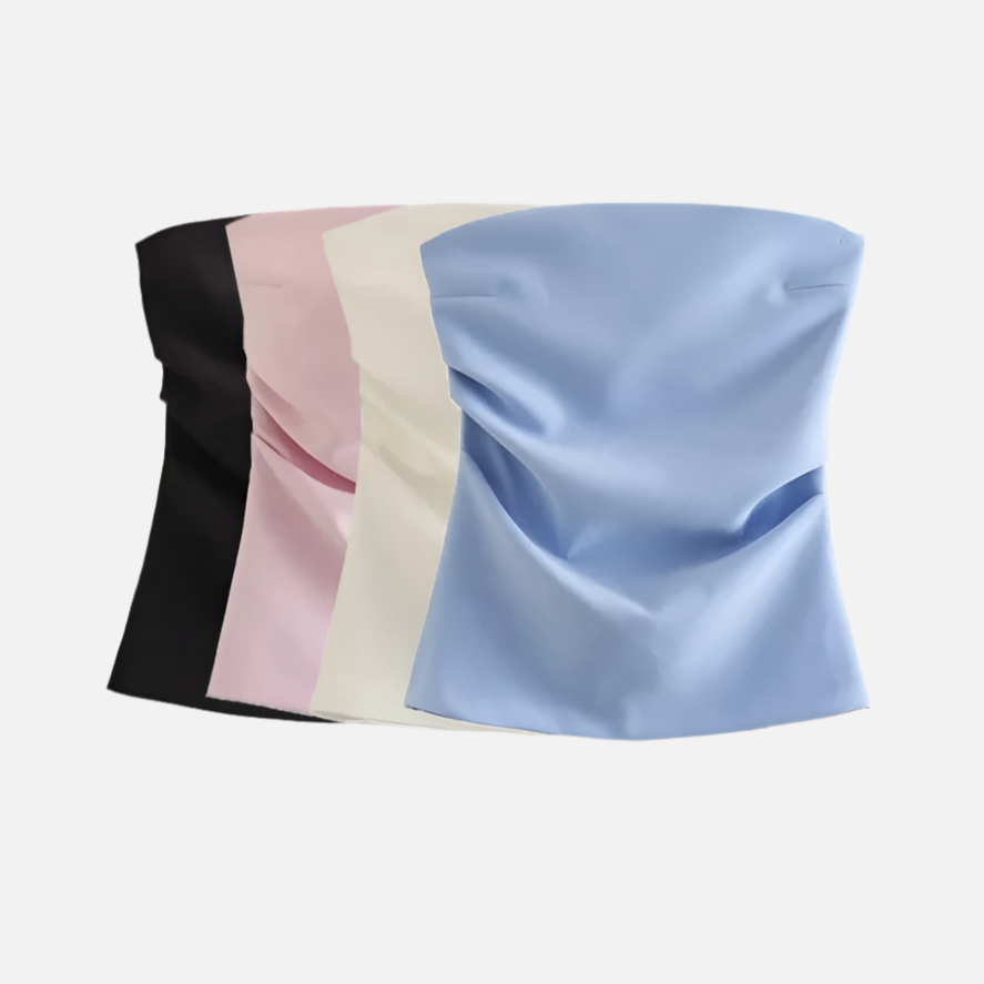 Blusa Elegante Tube Scarllet