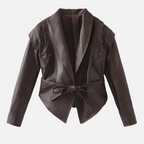 Jaqueta Elegante Couro Francisca
