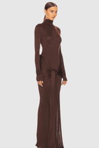 Vestido Longo Cetim Evelyn