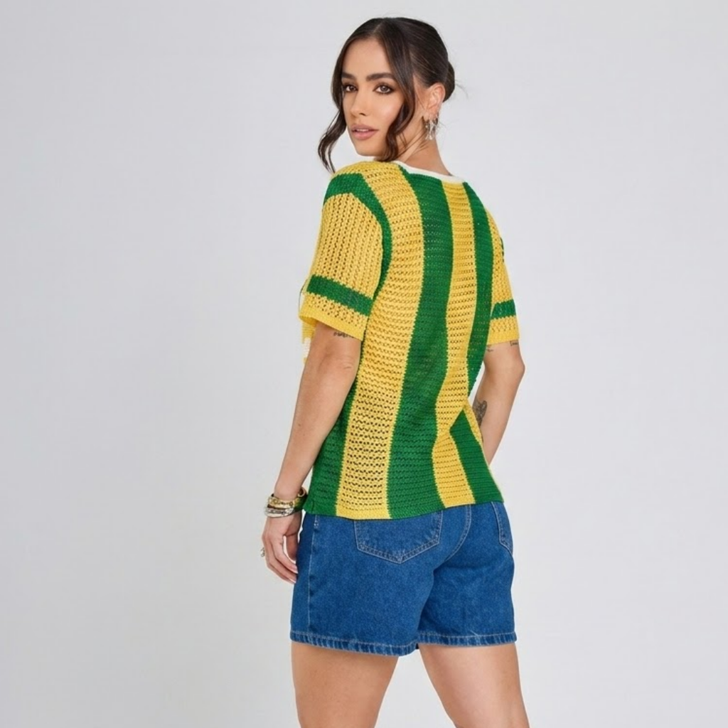 Blusa Brasil Tricot Copa