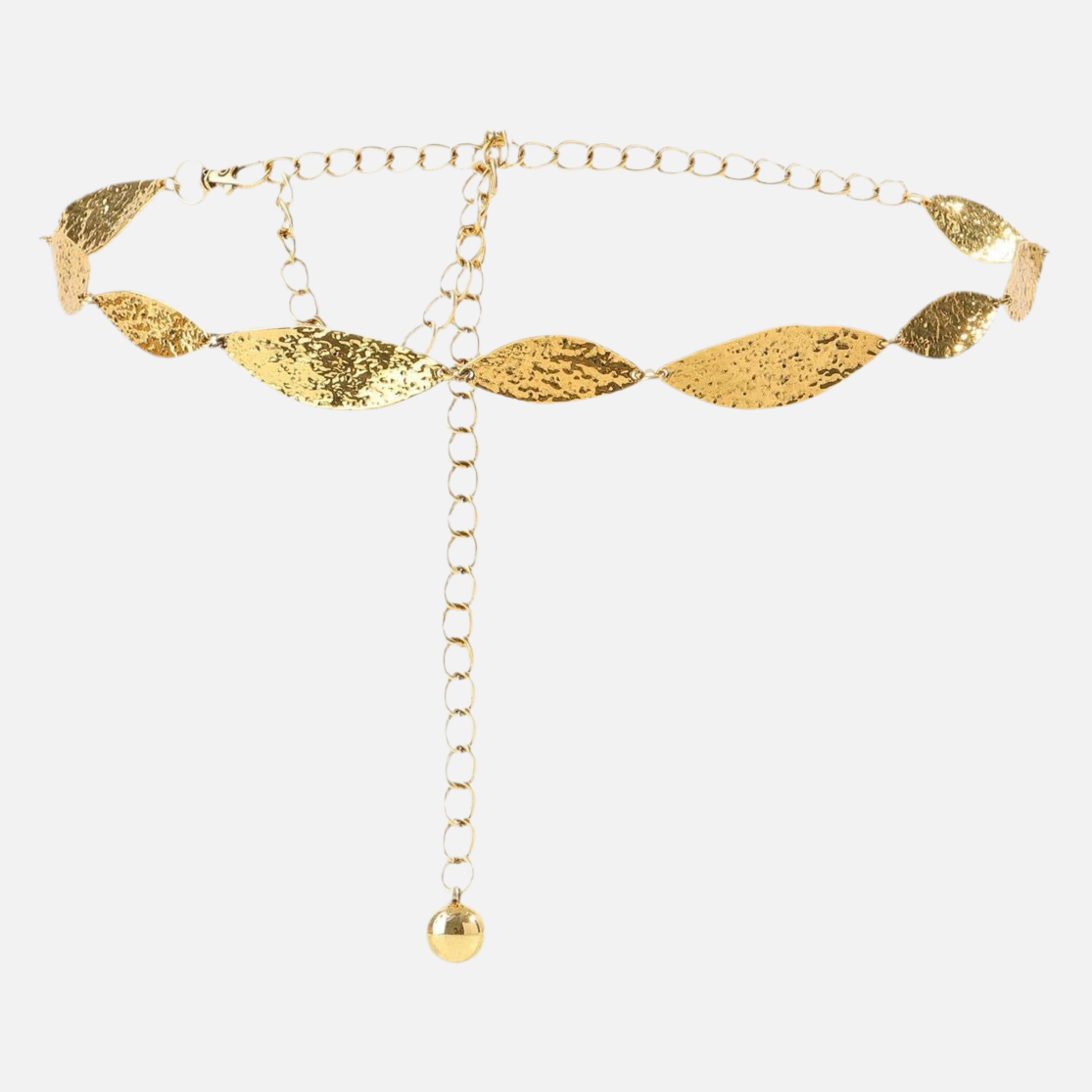 Body Elegante Chain Folhas