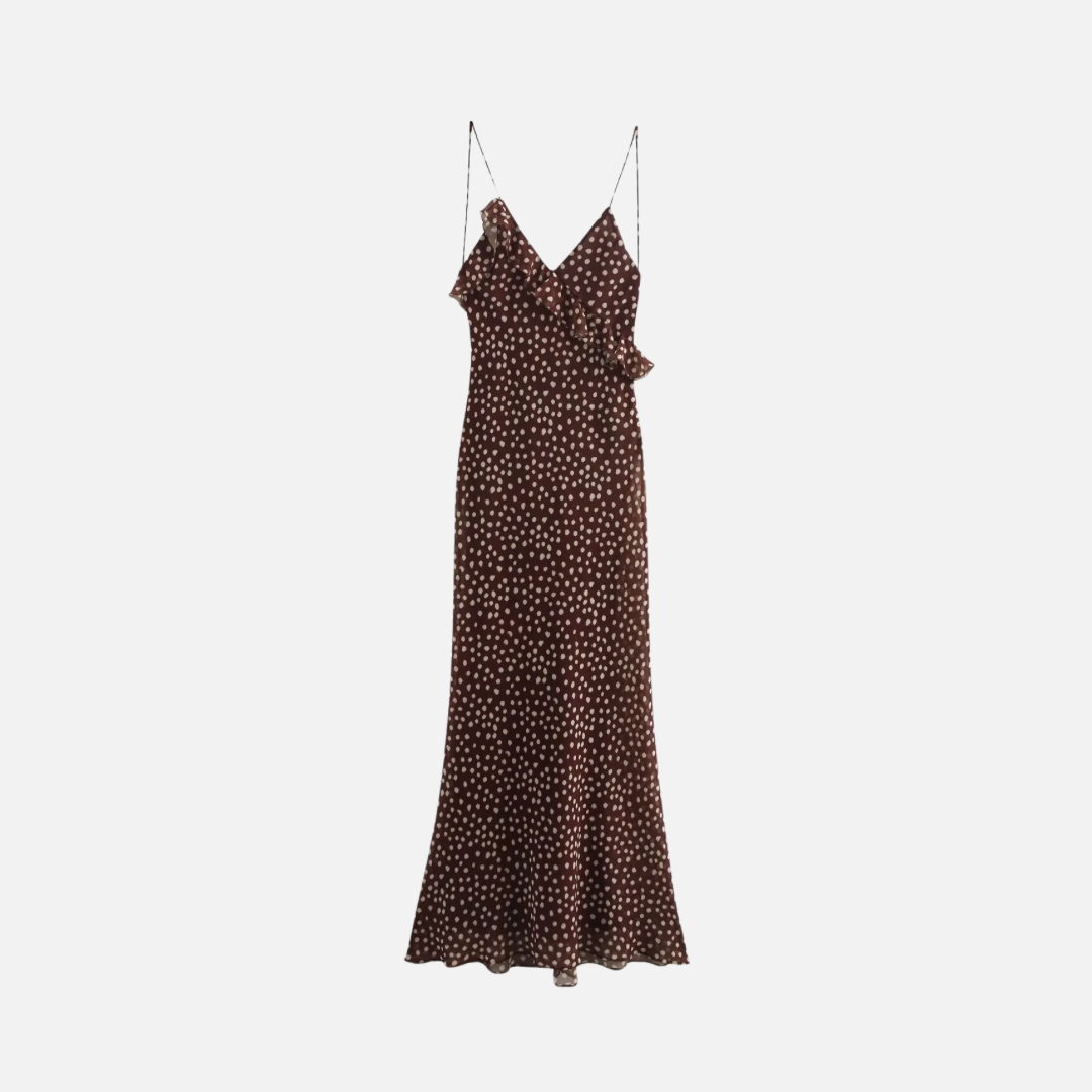 Vestido Elegante Bolinha Asha