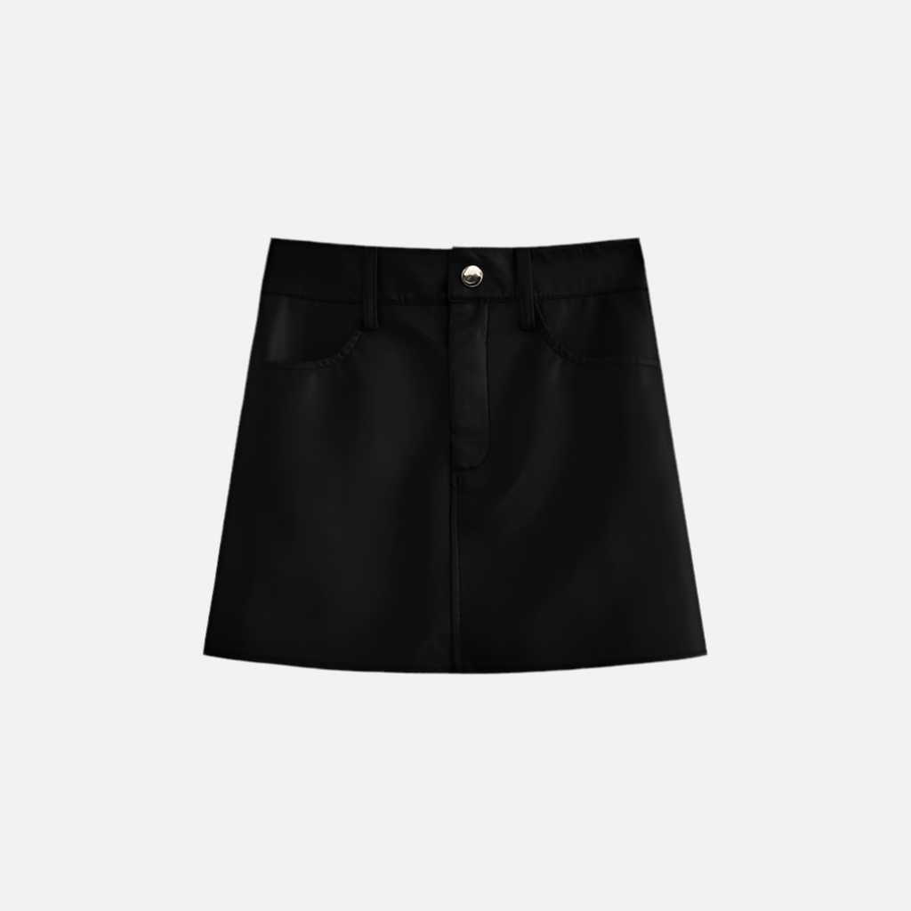 Saia Elegante Couro Alícia