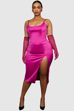 Vestido Médio Sheath Luna