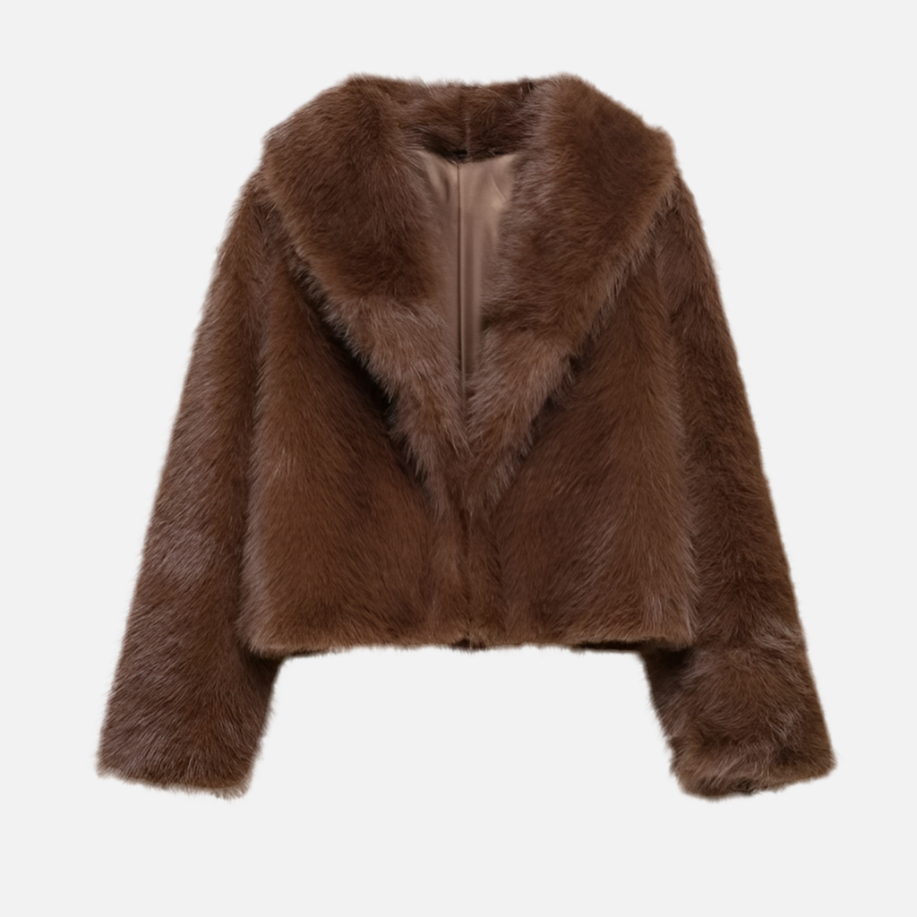 Casaco Elegante Pelo Olivia