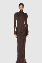 Vestido Longo Cetim Evelyn