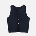 Top Elegante Tricô Lua