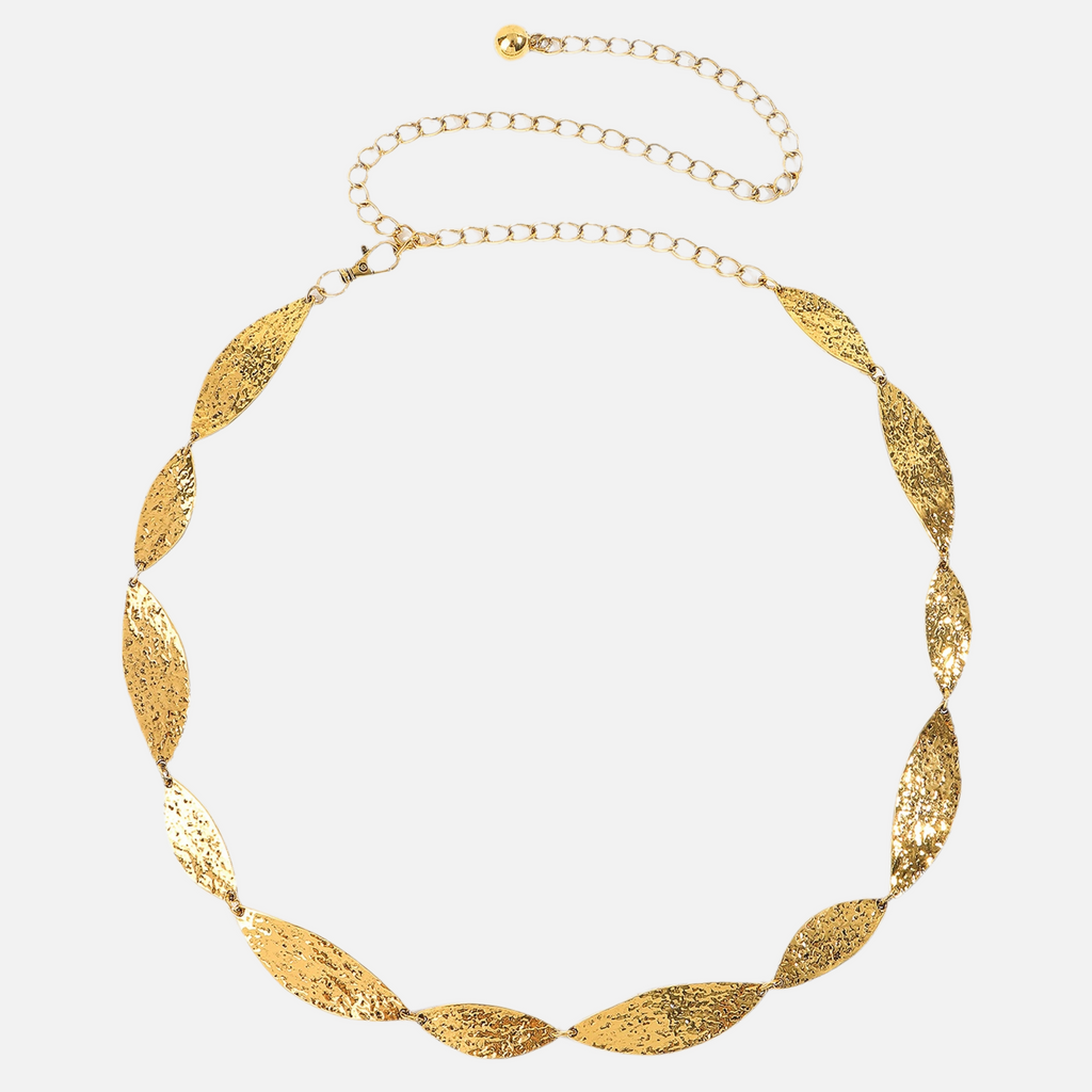 Body Elegante Chain Folhas