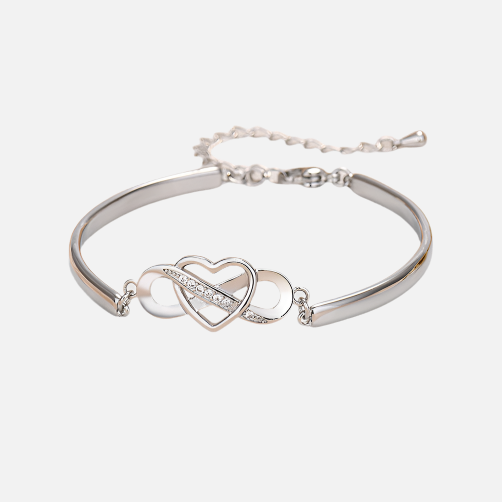 Bracelete Elegante Eterno Coração
