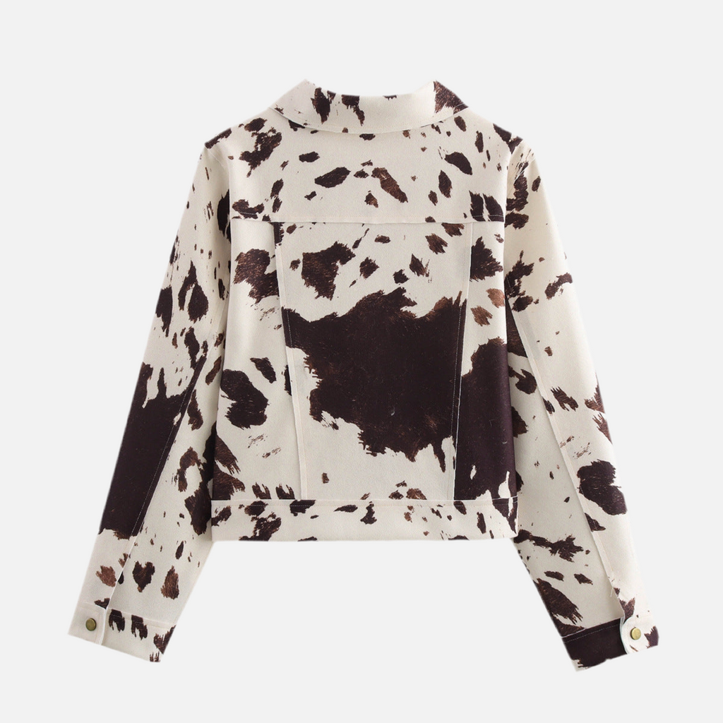 Jaqueta Elegante Cow Print