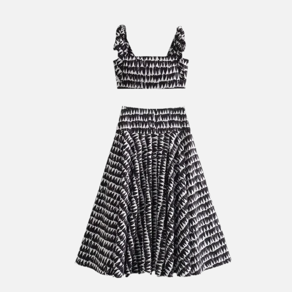 Conjunto Preto E Branco