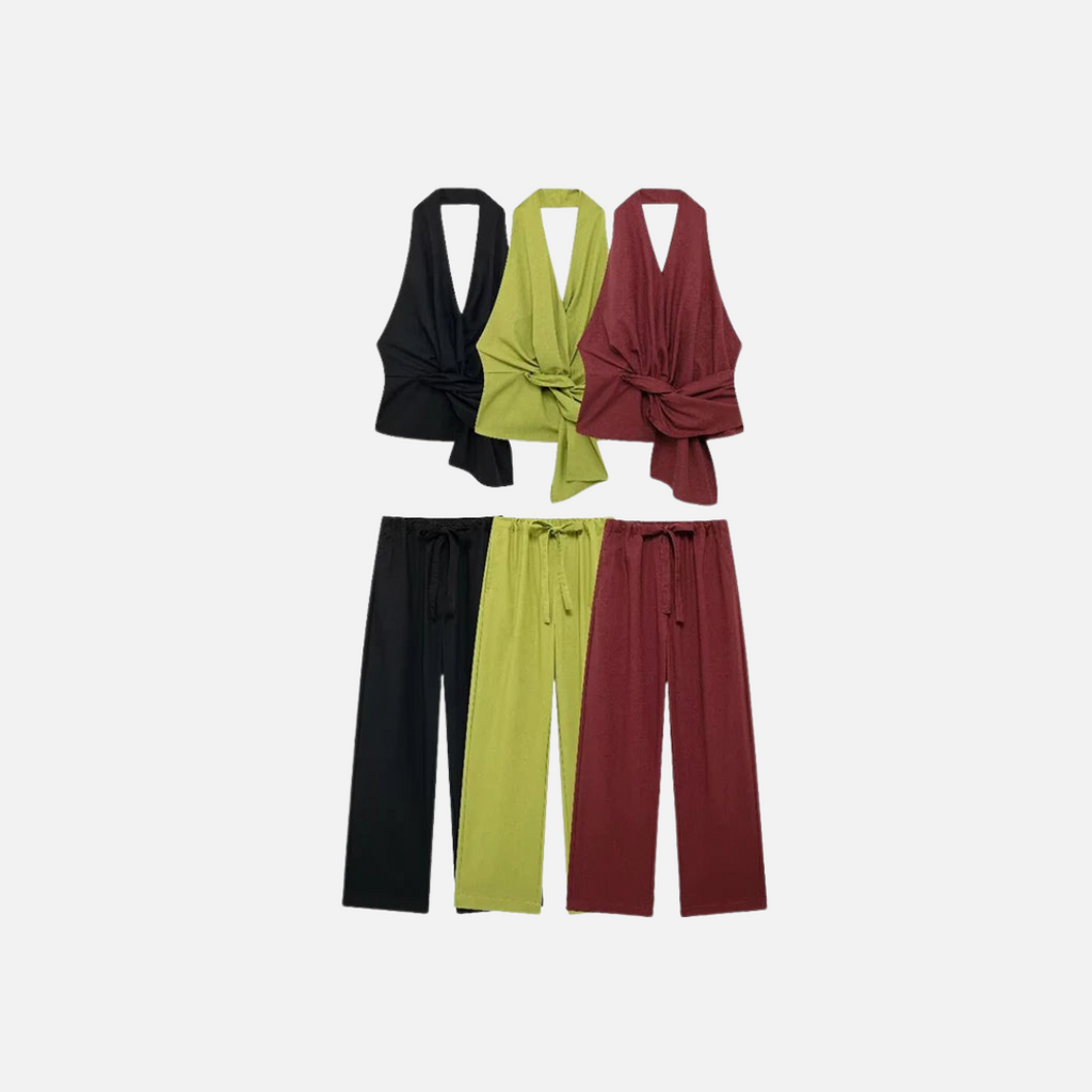 Conjunto Elegante Transpassado Luiza