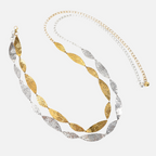 Body Elegante Chain Folhas
