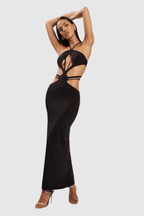 Vestido Longo Cetim Olivia