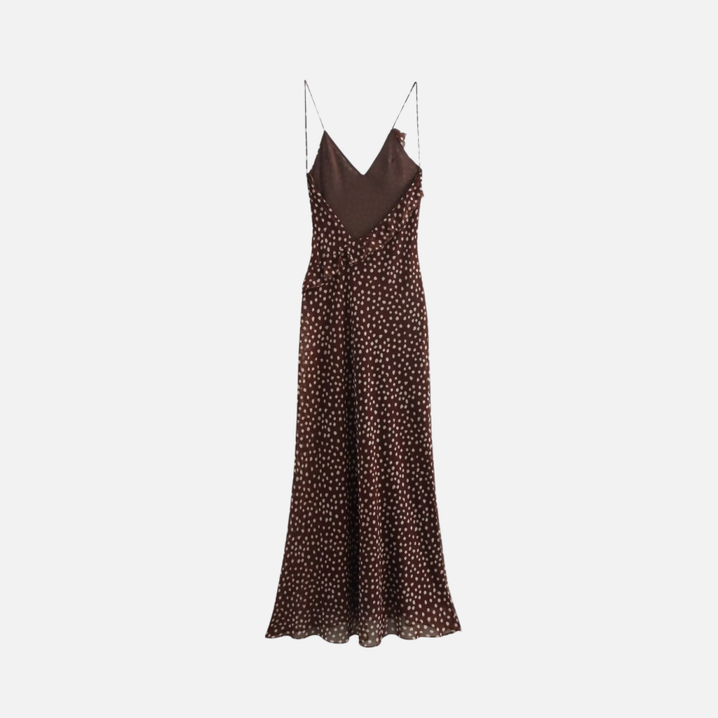 Vestido Elegante Bolinha Asha