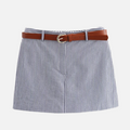 Short Saia Listrado Malu
