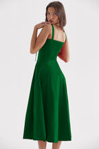 Vestido Médio Alcas Zara