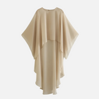 Blusa Elegante Capa Assimétrica