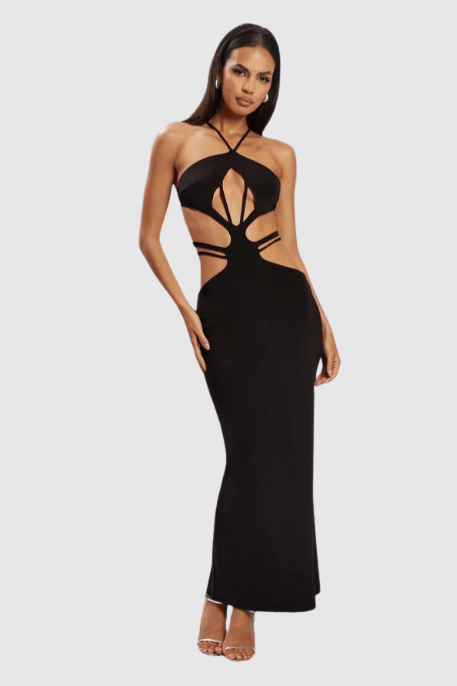 Vestido Longo Cetim Olivia