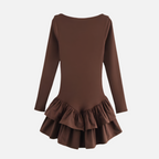 Vestido Elegante Babado Frida