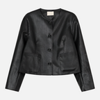 Jaqueta Elegante Couro Tereza