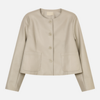 Jaqueta Elegante Couro Tereza