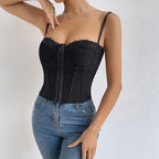 Corset Elegante Renda Jade