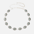 Body Elegante Chain Turquesa
