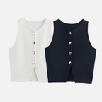 Top Elegante Tricô Lua