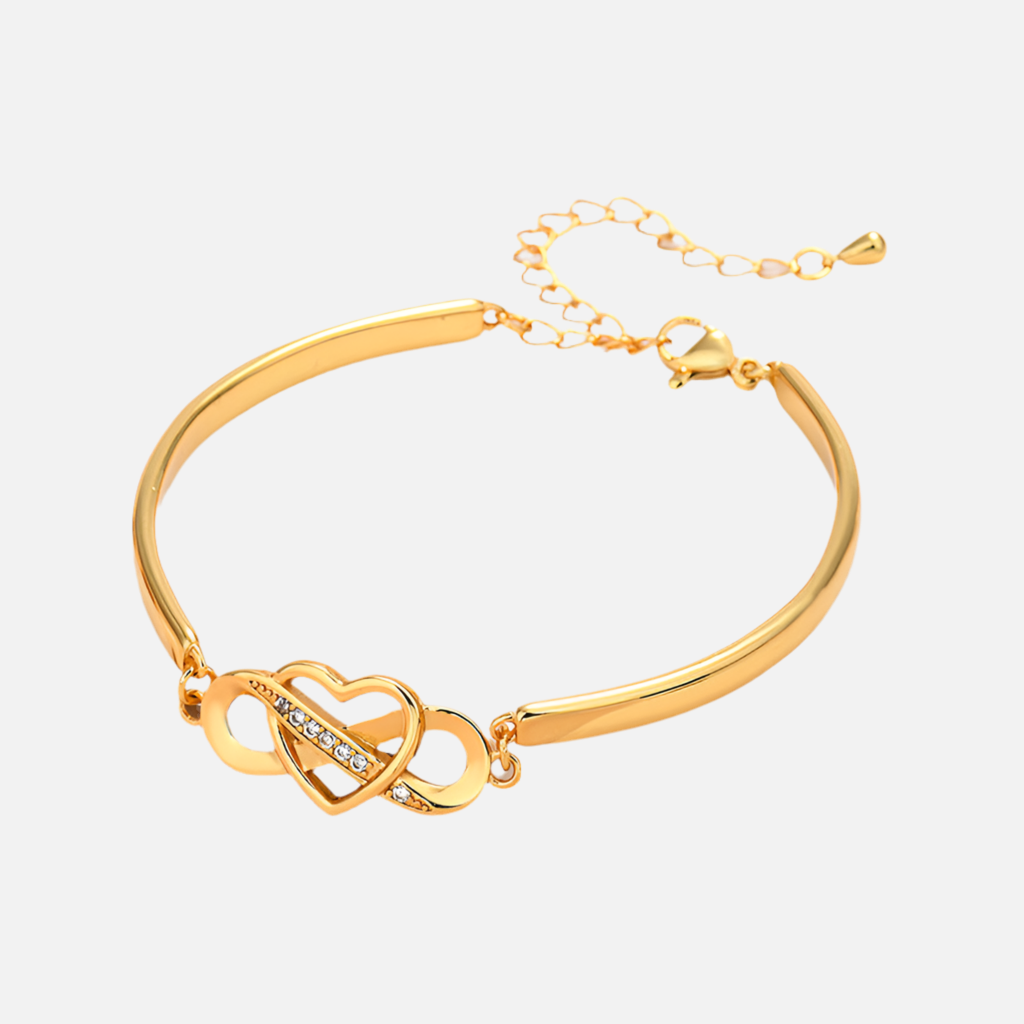 Bracelete Elegante Eterno Coração